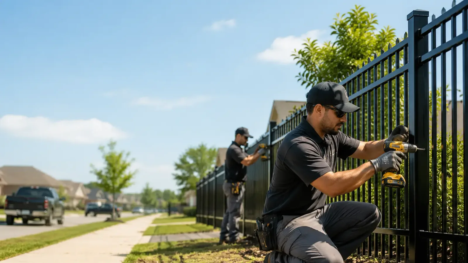 Metal Fence Installation in Telephone, TX